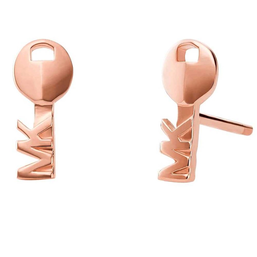 Joyas Michael Kors | Pendientes Custom Kors Chapado En Oro Rosa