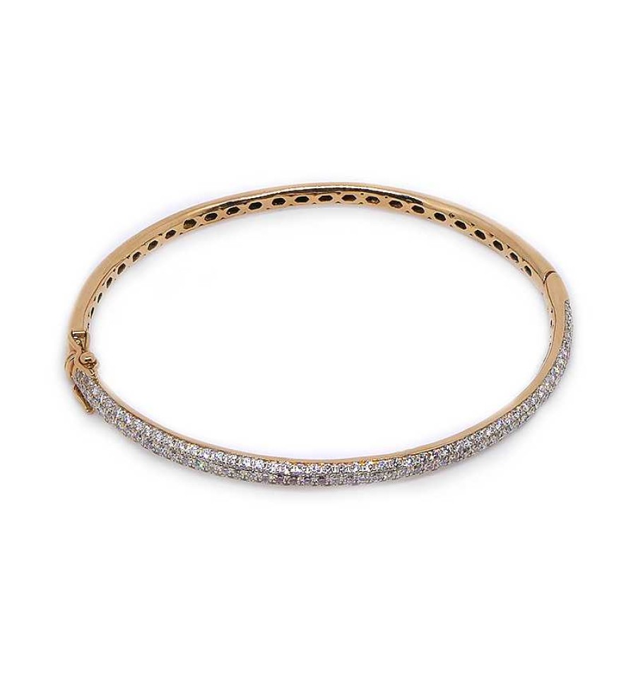 Joyas Royo Joyeros | Pulsera R Gida Oro Rosa Diamantes