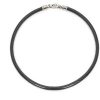 Joyas Royo Joyeros | Collar Bvlgari De Cuero Negro Y Cierre De Acero Cl176516