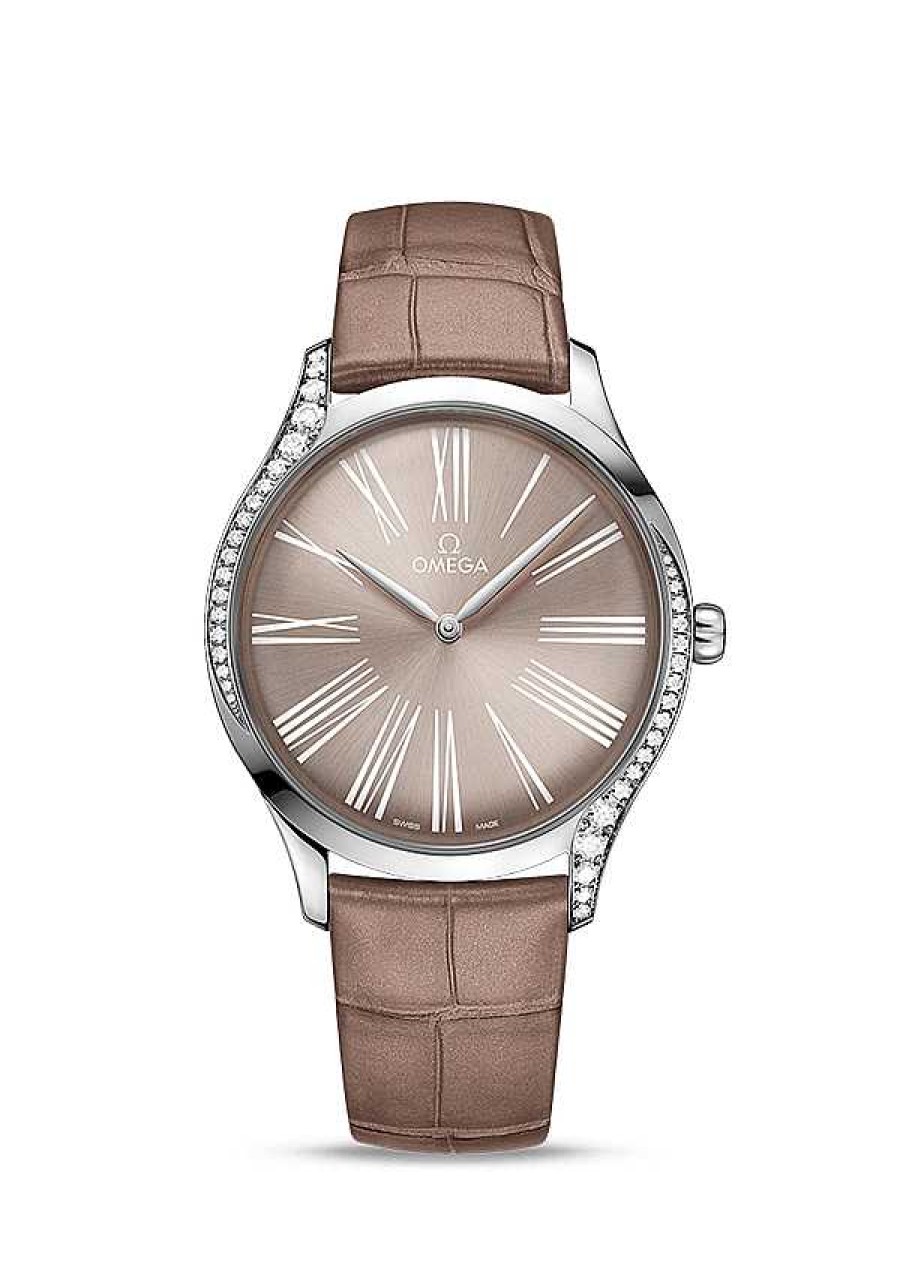 Relojes Omega | Reloj Omega De Ville Tr Sor Femenino Marr N Topo