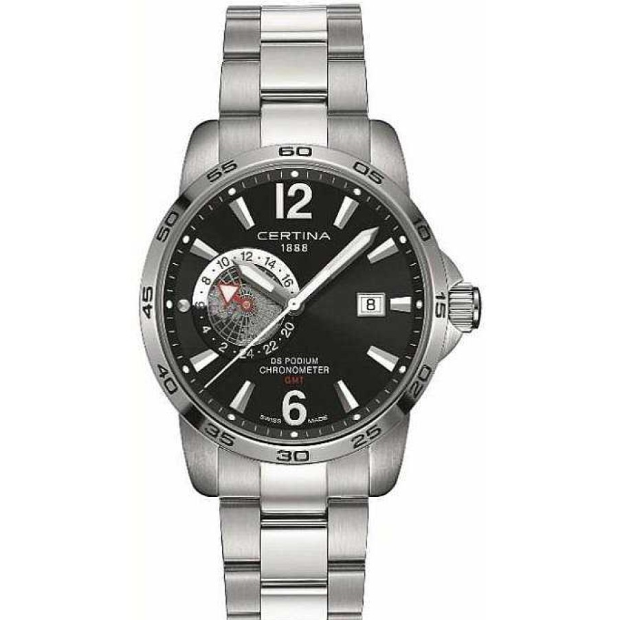 Relojes Certina | Reloj Certina Ds Podium Stainless Steel Black Dial