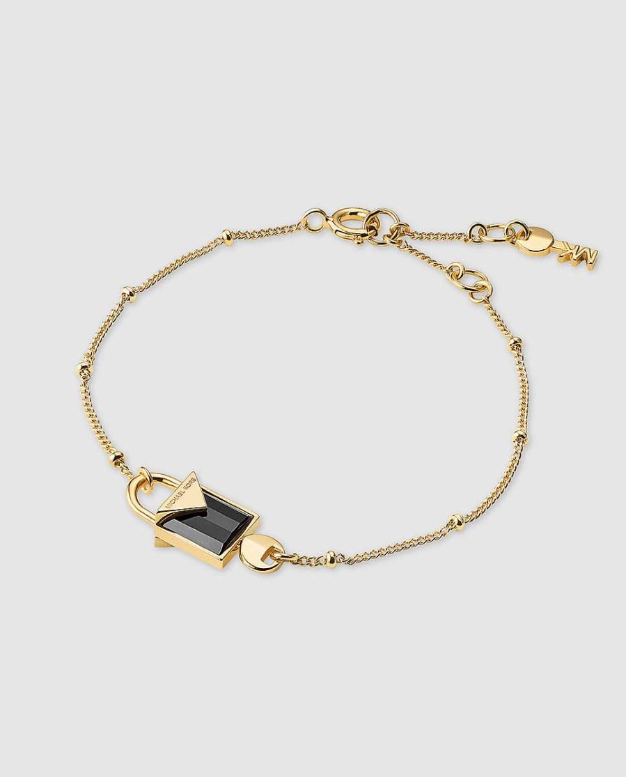 Joyas Michael Kors | Pulsera Michael Kors Plata Dorada Y Onix