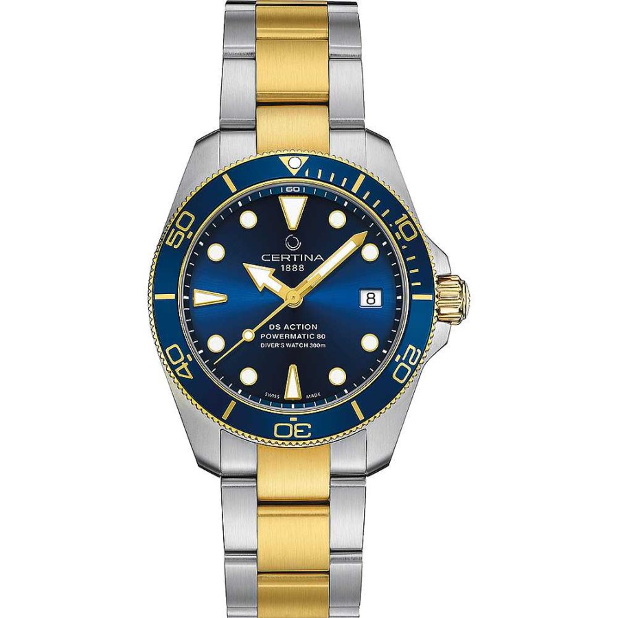 Relojes Certina | Reloj Certina Ds Action Diver 38Mm Sea Turtle Special Edition