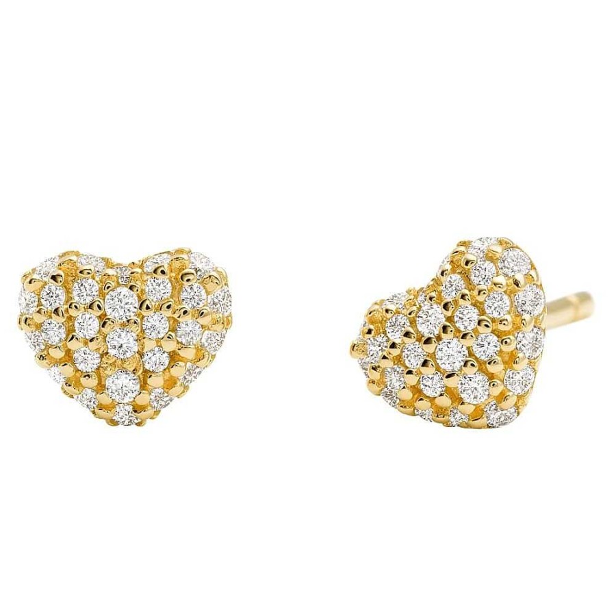 Joyas Michael Kors | Pendientes Michael Kors Coraz N En Oro